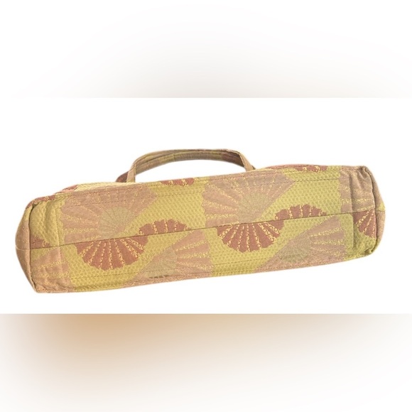 Light, yellow and coral Patterned Handbag - Picture 5 of 10